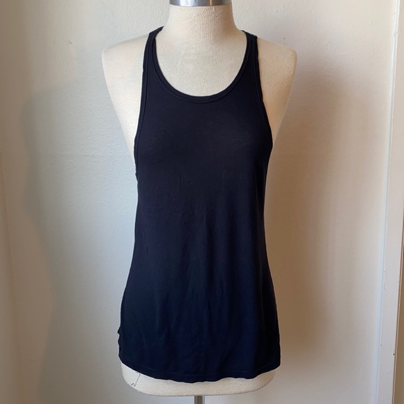 Frame Cotton Black Tank Top S - Picture 1 of 5